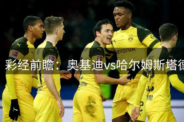 彩经前瞻：奥基迪vs哈尔姆斯塔德，预计主队不败小比分